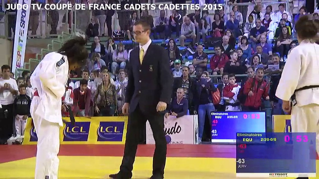 Chpt de France par équipes cadets/cadettes 2015 Tapis 4 (REPLAY) Vidéo Dailymotion