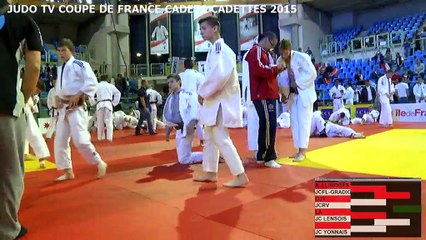 Chpt de France par équipes cadets/cadettes 2015 - Tapis 1 (REPLAY)