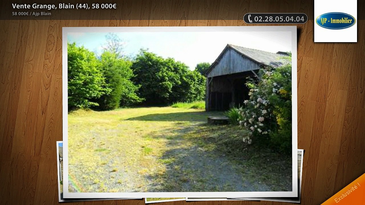 Vente Grange, Blain (44), 58 000€
