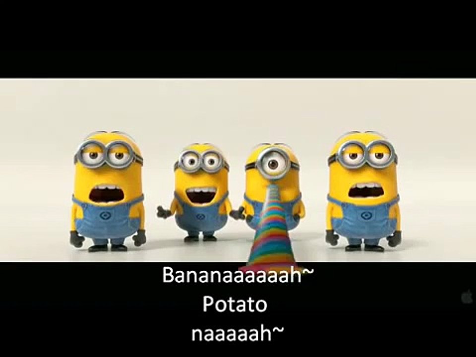 Banana and Potato Song with Subtitled Lyrics Despicable Me 2 Trailer