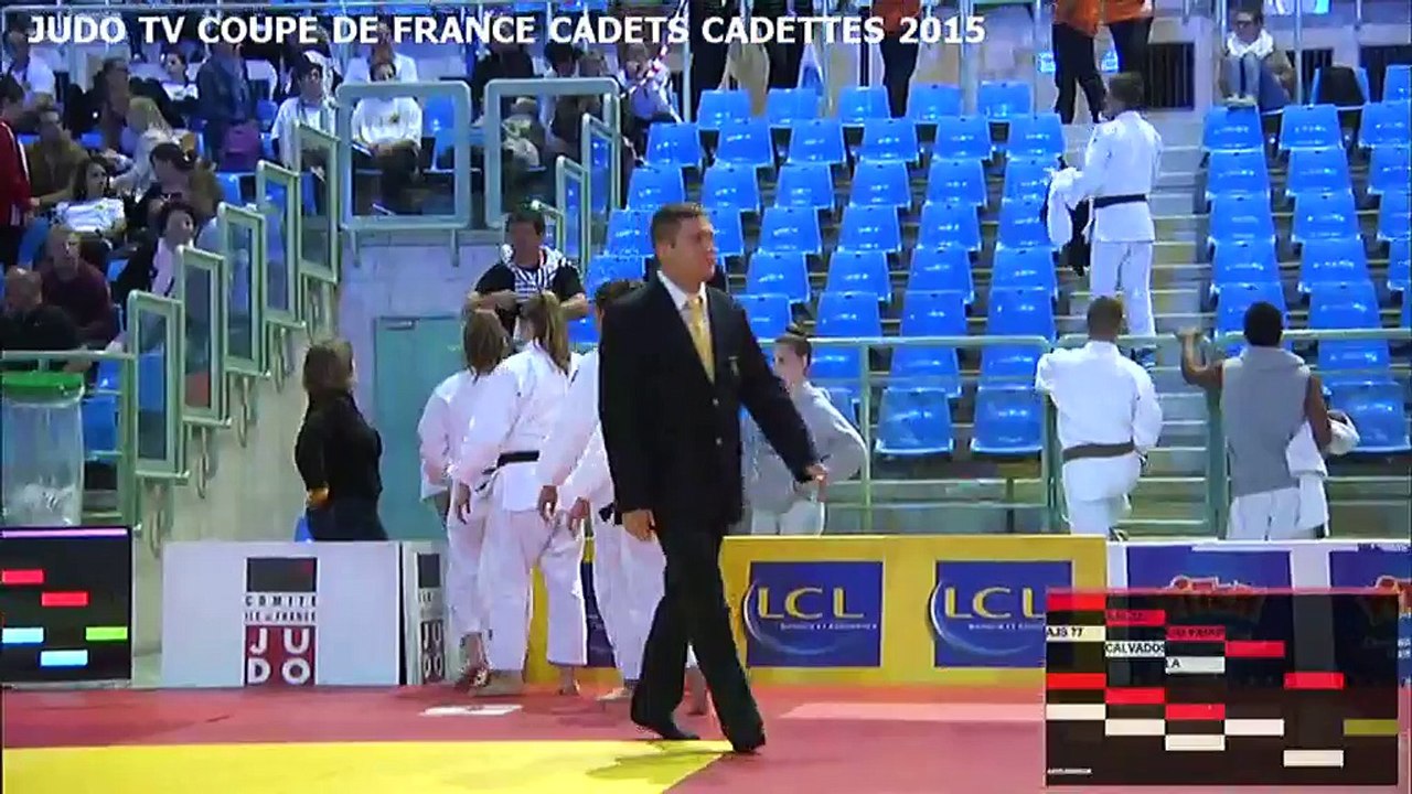 Chpt de France par équipes cadets/cadettes 2015 - Tapis 5 (REPLAY)