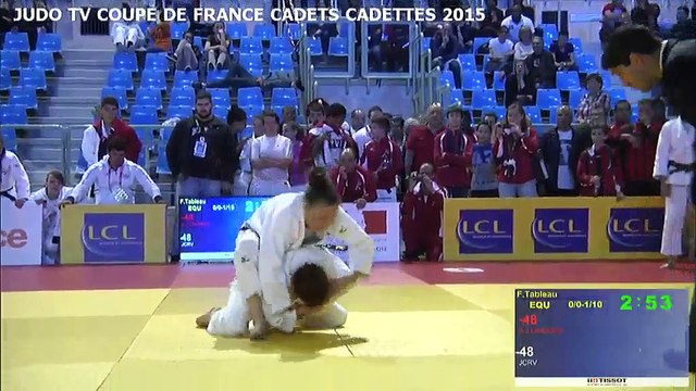 Chpt de France par équipes cadets/cadettes 2015 - Tapis 6 (REPLAY)