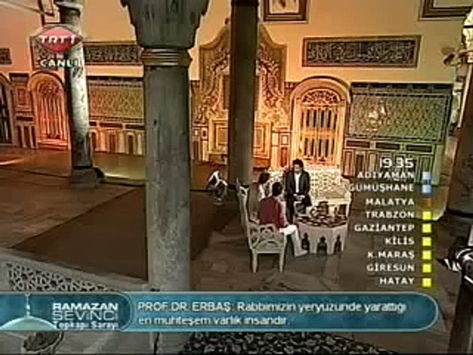 Ramazan Sevinci programı 11-08-2011 (5.Bölüm) PROF.DR. ALİ ERBAŞ - MUSTAFA CECELİ
