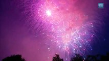 Fireworks on the National Mall from the White House