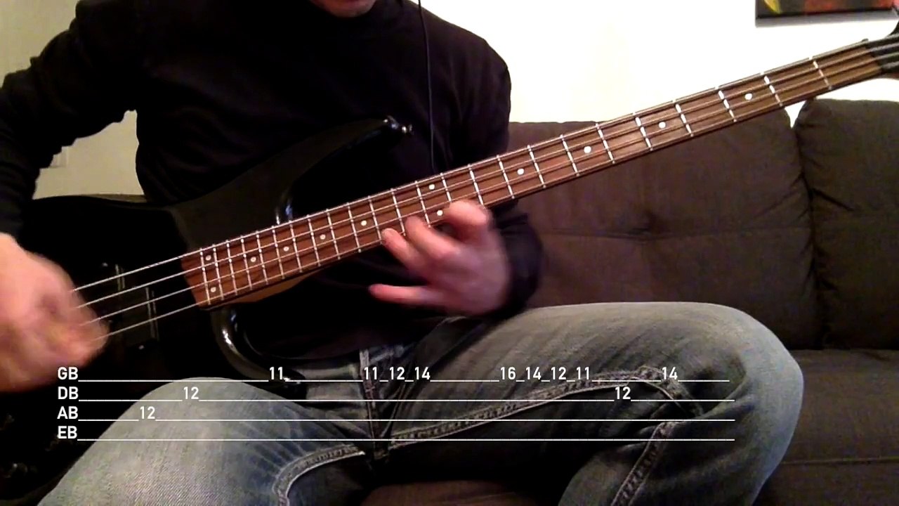 Guns N' Roses-Sweet Child O'Mine [BASS cover w/TABS]