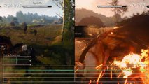 The Witcher 3: Wild Hunt   PS4 vs Xbox One Patch 1.03 Gameplay Frame-Rate Test
