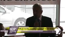 Andrés Manuel López Obrador recibe Medalla Emilio Krieger - 19/09/2012 - RNR
