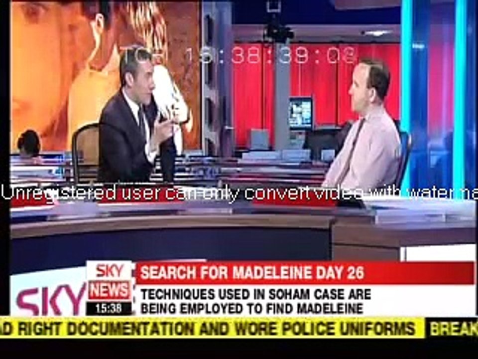 Mobile Phone Tracking Sky News interview following the disappearance of Madeleine McCann