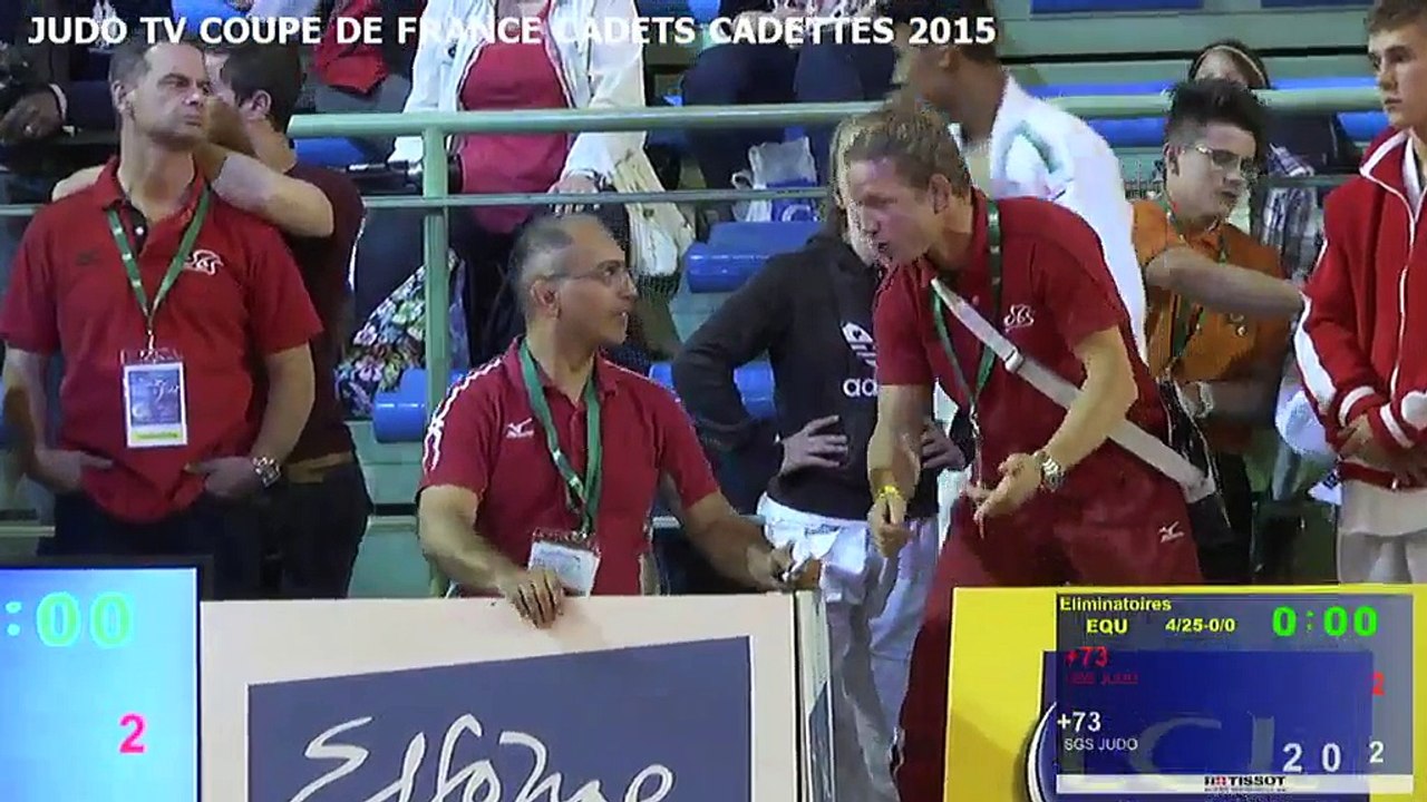 Chpt de France par équipes cadets/cadettes 2015 - Tapis 3 (REPLAY)