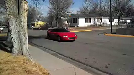 Turbo Camaro burnout