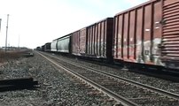 CSX mixed freight, Depew NY, 4-5-09