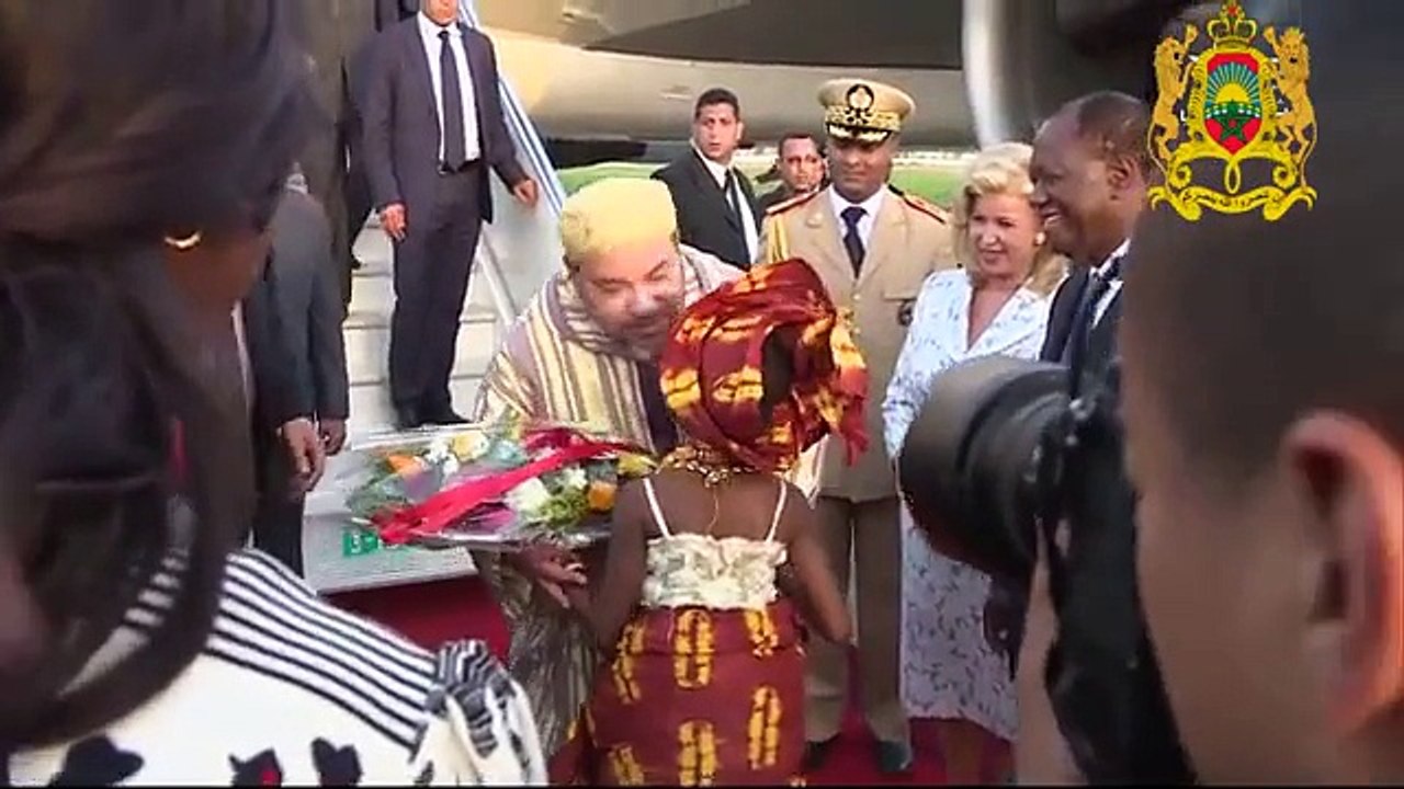 أبيدجان،السبت 30 ماي 2015 / مراسم وصول جلالة الملك محمد السادس الى جمهورية, الكوت ديفوار