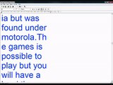 Installing Games/Apps Into A Motorola