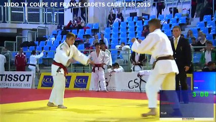 Chpt de France par équipes cadets/cadettes 2015 - Tapis 5 (REPLAY)