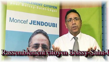 Municipales 2014 Boissy  Rassemblement Citoyen conduit par Moncef Jendoubi