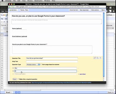Google Forms Tutorial