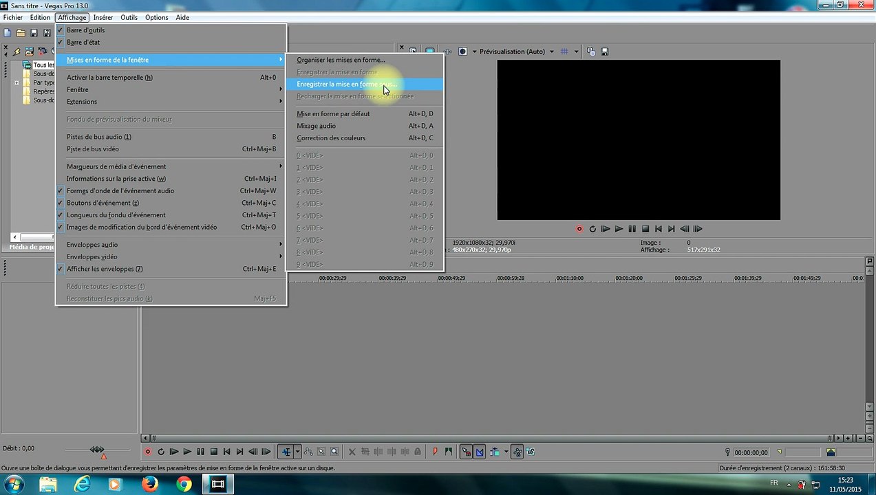 Tuto Vegas Pro 13 - Rapide présentation