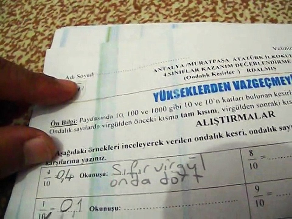 ONDALIK KESİRLER