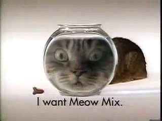 90's Purina Meow Mix Cat Food Commercial