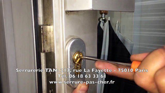 Tutoriel ouverture de porte: comment ouvrir un cylindre de serrure?