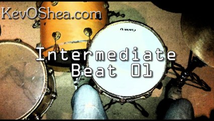 Drum Lesson - Intermediate  Beat 01