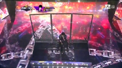 슈퍼스타K 4 - PSY_Gangnam Style with [슈퍼스타K4] 정준영_"매일 매일 기다려" @생방송 무대