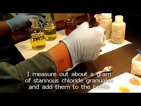 Gold Refining Stannous Chloride Test Solution Make & Use