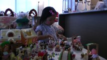 Girl And Sylvanian Families