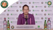 Conférence de presse Ana Ivanovic Roland-Garros 2015 / 8e de finale