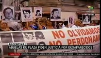 Madres de Plaza de Mayo piden memoria, verdad y justicia