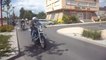 Défilé moto bike us Harley-Davidson dans Gueugnon (71)