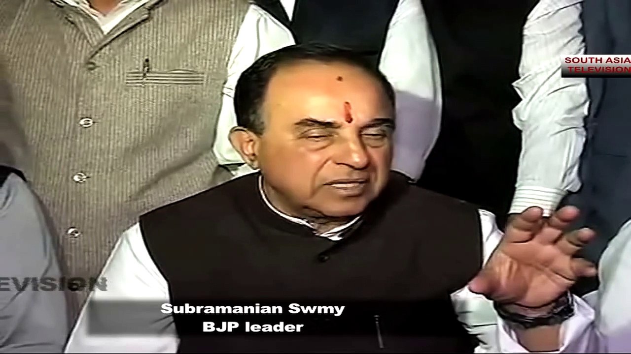 Subramanian Swamy at his best - Sonia, Rahul in jail