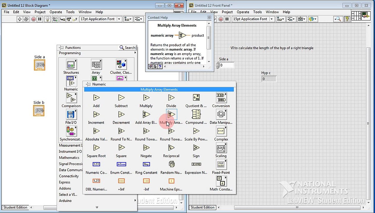 Labview Tutorial 2 - Learning more basics