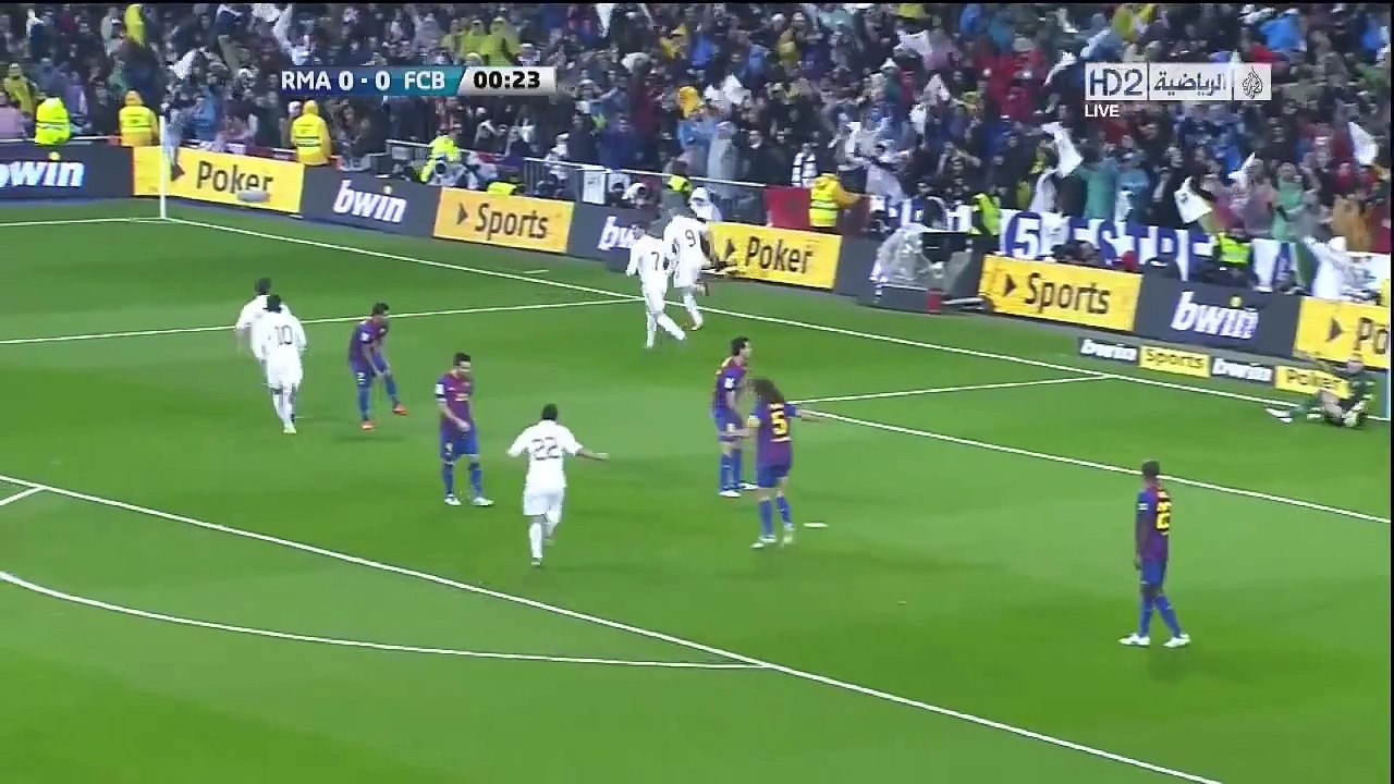 اسرع هدف في الكلاسيكو بين ريال مدريد وبرشلونة