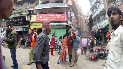 Nepal Earthquake - Footage from around Thahiti, Kathmandu