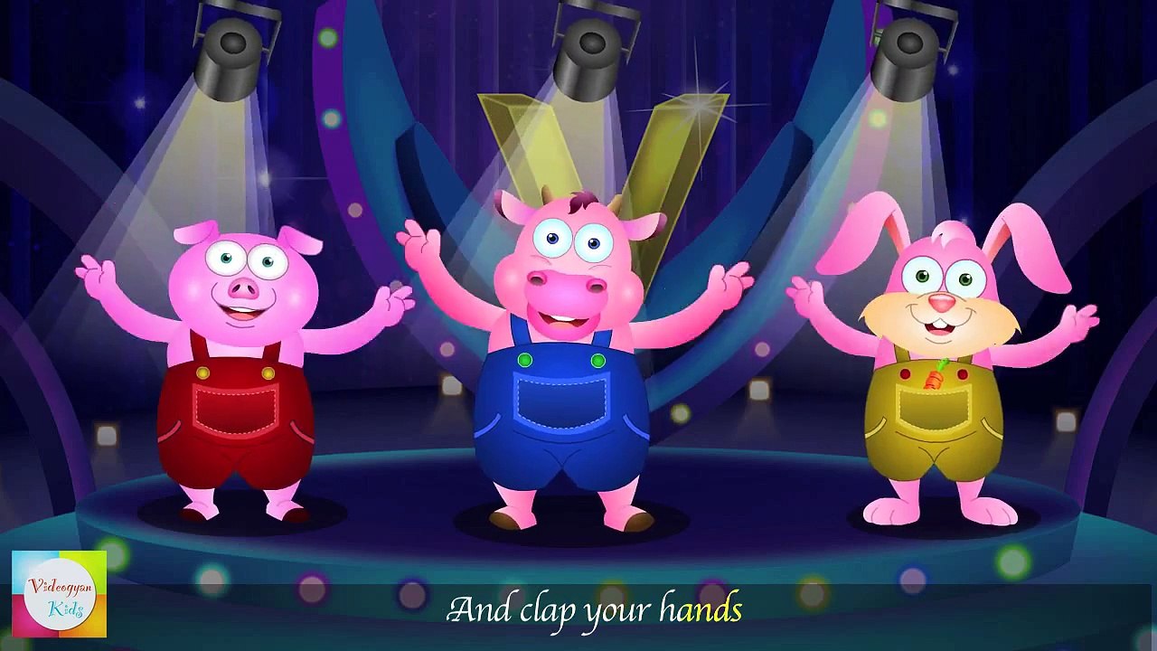Clap Your Hands Listen To The Music And Clap Your Hands - Nursery Rhymes For Children