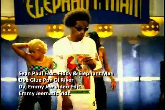 Sean Paul & Elephant Man Like Glue Vs Pon De River Remix