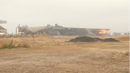 Hollywood Park implosion paves way for LA stadium