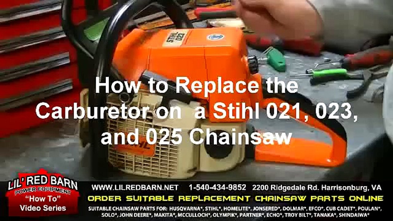 How to Replace the Carburetor on a Stihl Chainsaw