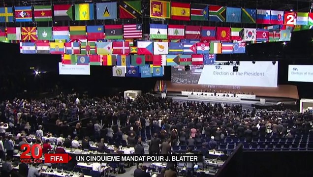 Sepp Blatter réélu pour un 5e mandat à la tête de la Fifa