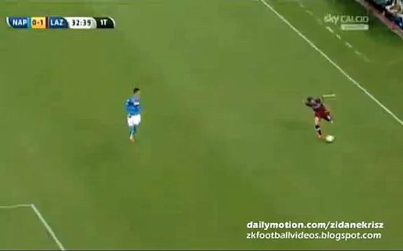 0-1 Marco Parolo Amazing Goal - Napoli vs Lazio 31.05.2015
