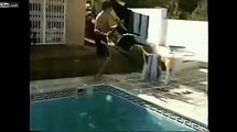 Havuz Başında Yapılan İlginç Bir Atlayış Denemesi Ve Beklenen Son - YouTube
