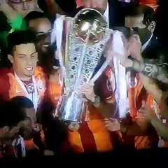 Galatasaray 20.şampiyonluk kupa töreni