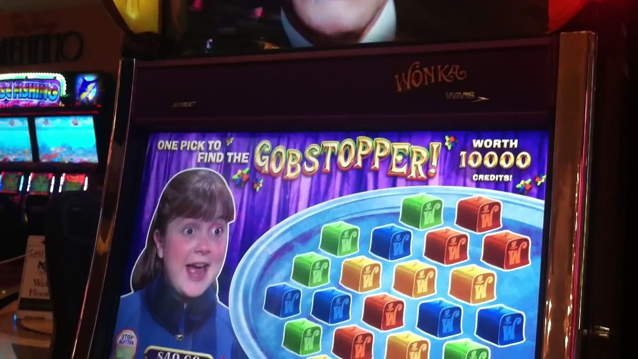 Willy Wonka Slot Machine Bonus - Gobstopper Pick