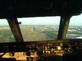 Landing at Cape Town airport.
