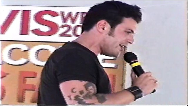 Franz Goovaerts sings 'Feeling In My body' Elvis Week 2006