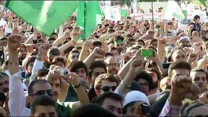 Binlerce kişi "Mavi Marmara" için yürüdü