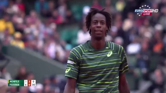 Roland Garros: Le coup génial de Gaël Monfils face à Roger Federer