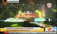 Galatasaray 20. Şampiyonluk Kupa Töreni
