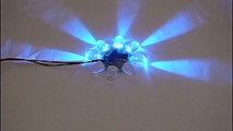 8 LED Chaser Beacon PIC Microcontroller Light Show - 10mm BLUE LEDs